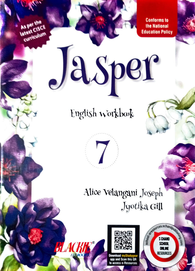 JASPER ENGLISH COURSE BOOK + WORK BOOK- For Class-7 (ICSE BOARD) - Retail Maharaj