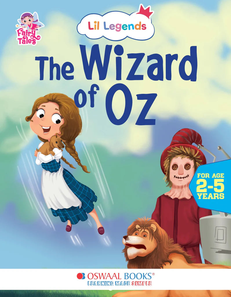 Lil Legends Fairy Tales- The Wizard of Oz, For Kids/ Illustrated Story Books/ Bed Time Story Book, Age 2-5 Years - Retail Maharaj