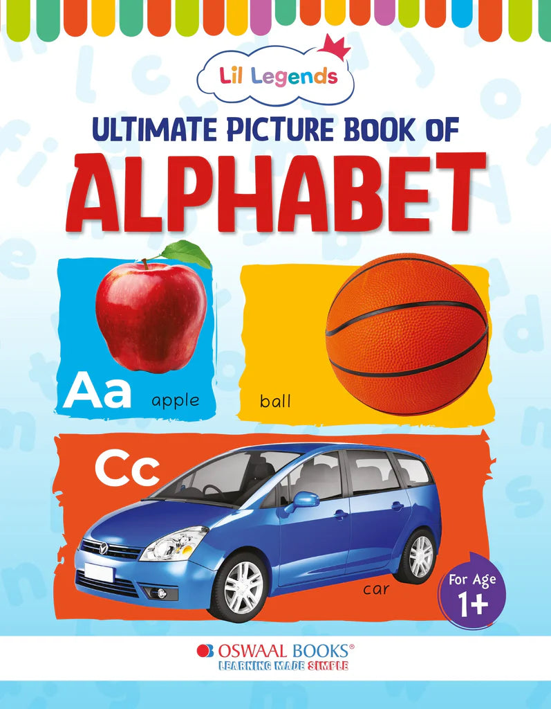 Lil Legends Picture Book for Kids, Age 1+, To learn about Alphabets - Retail Maharaj