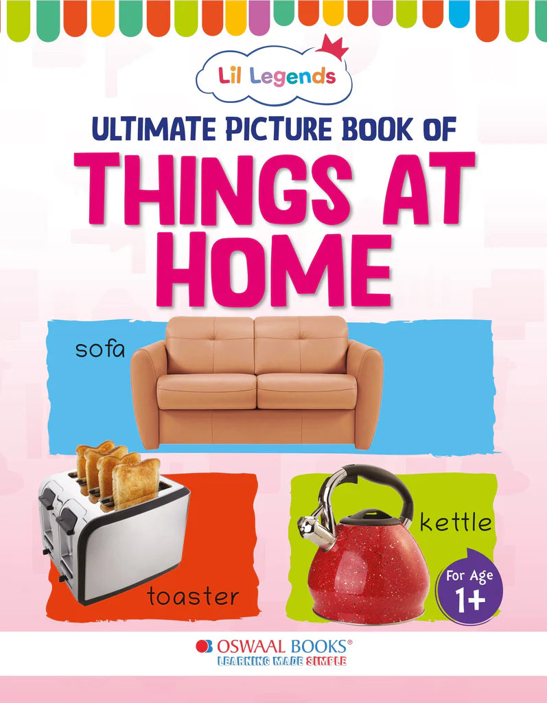 Lil Legends Picture Book for Kids, Age 1+, To learn about Things at Home - Retail Maharaj