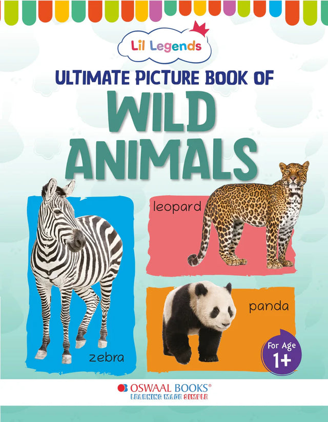 Lil Legends Picture Book for Kids, Age 1+, To learn about Wild Animals - Retail Maharaj