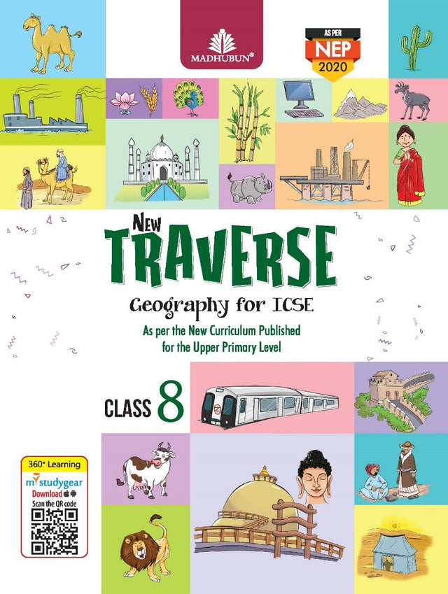 Madhubun ICSE Traverse Geography for Class 8 - Retail Maharaj