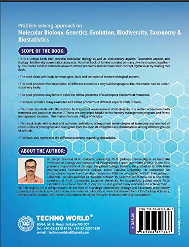 Molecular Biology , Genetics ,Evolution , Biodiversity , Taxonomy &amp; Bio statistic - Retail Maharaj