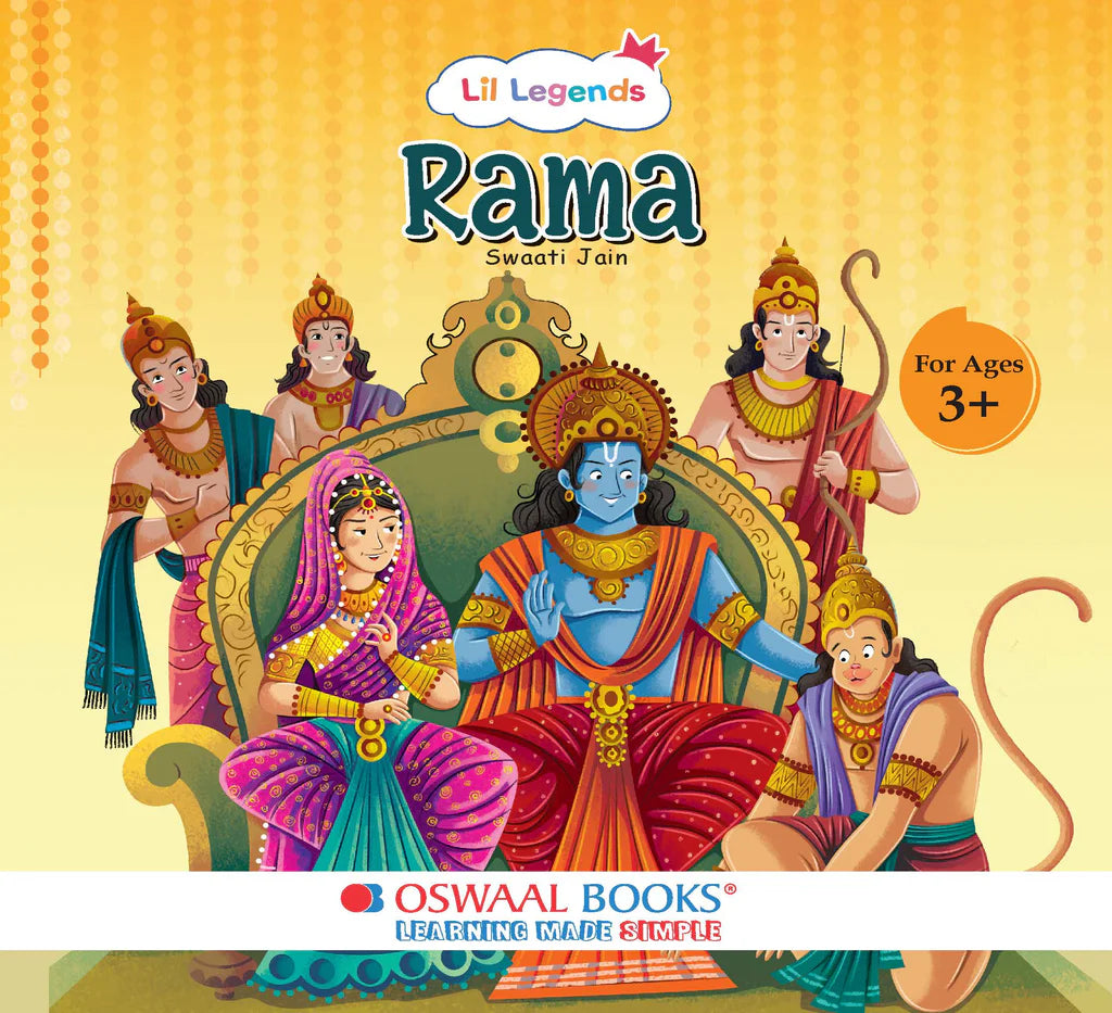 My Little Board Book of Enchanting Mythological Tales of Rama for Kids Ages 3+ | Lil Legends - Retail Maharaj