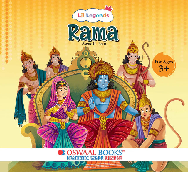 My Little Board Book of Enchanting Mythological Tales of Rama for Kids Ages 3+ | Lil Legends - Retail Maharaj