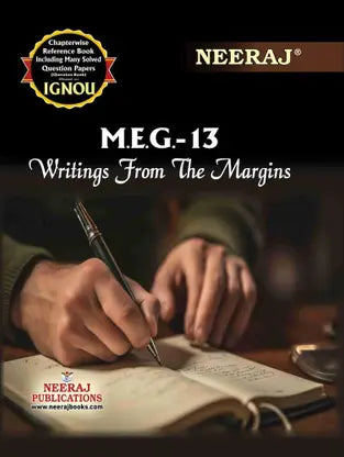 Neeraj Publications MEG-13 WRITINGS FROM THE MARGINS - Retail Maharaj