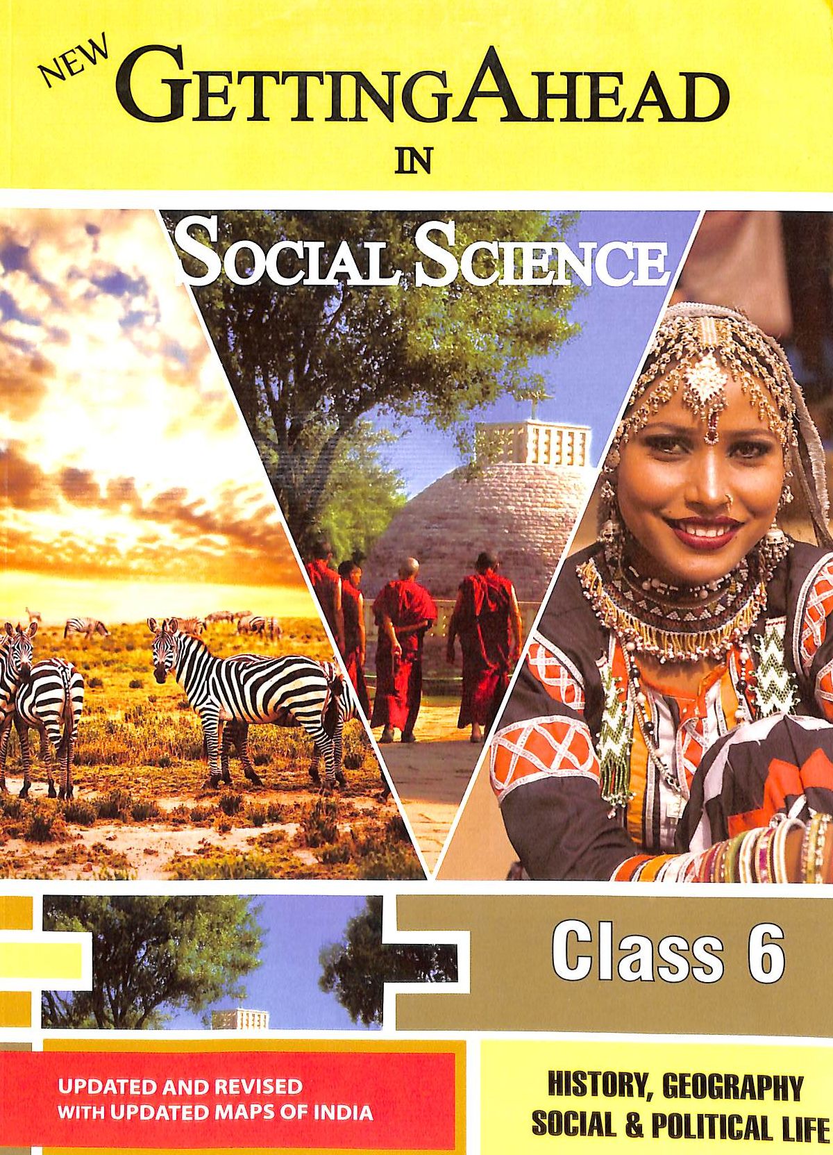 New Getting Ahead In Social Science Class 6 History Geography Social & Political Life : Cbse - Retail Maharaj