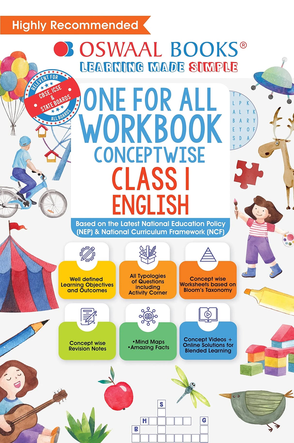 One For All Workbook Concept Wise Class 1 English - Retail Maharaj