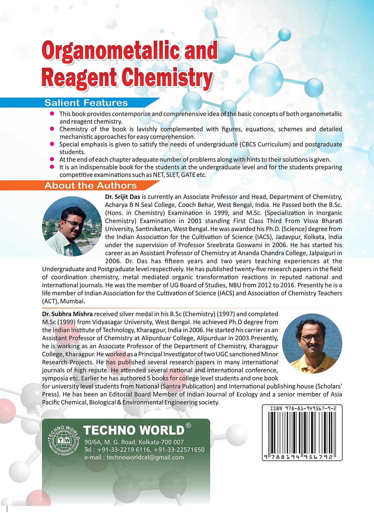 Organometallic And Reagent Chemistry - Retail Maharaj