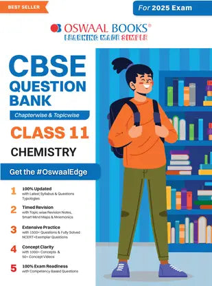 Oswaal CBSE Question Bank Class 11 Chemistry, Chapterwise and Topicwise Solved Papers For 2025 Exams - Retail Maharaj