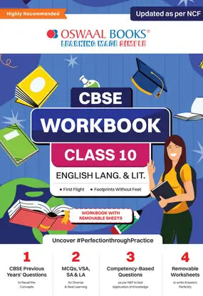 Oswaal CBSE Workbook English Language and Literature Class 10 - Retail Maharaj