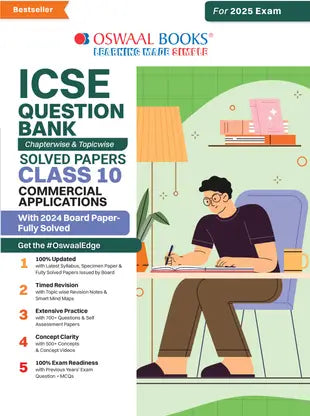 Oswaal ICSE Question Bank Class 10 Commercial Applications - Retail Maharaj