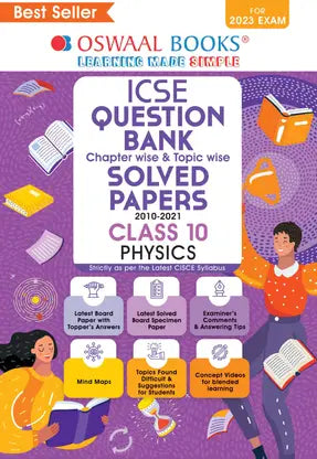 Oswaal ICSE Question Bank Class 10 Physics Book - Retail Maharaj