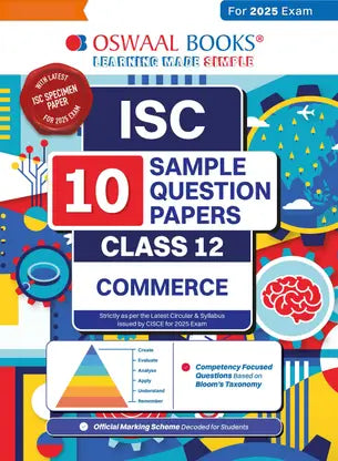 Oswaal ISC | 10 Sample Question Papers | Class 12 | Commerce (For 2025 Exam) - Retail Maharaj