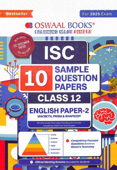 Oswaal Isc | 10 Sample Question Papers | Class 12 | English-2 - Retail Maharaj
