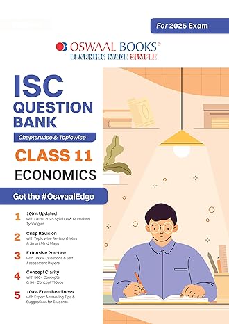 Oswaal ISC Question Bank SOLVED PAPERS_Class 11_Economics_For Exam 2024-25 - Retail Maharaj