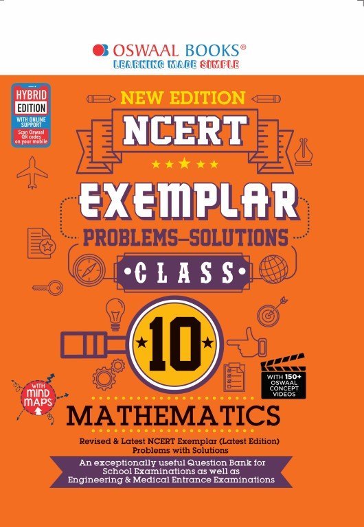 Oswaal NCERT Exemplar Problems-solutions Class 10, Mathematics - Retail Maharaj