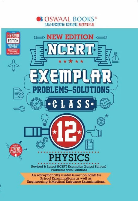 Oswaal NCERT Exemplar (Problems - solutions) Class 12 Physics Book - Retail Maharaj