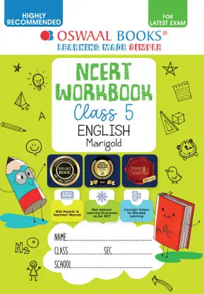 Oswaal NCERT Workbook English (Marigold) Class 5 - Retail Maharaj