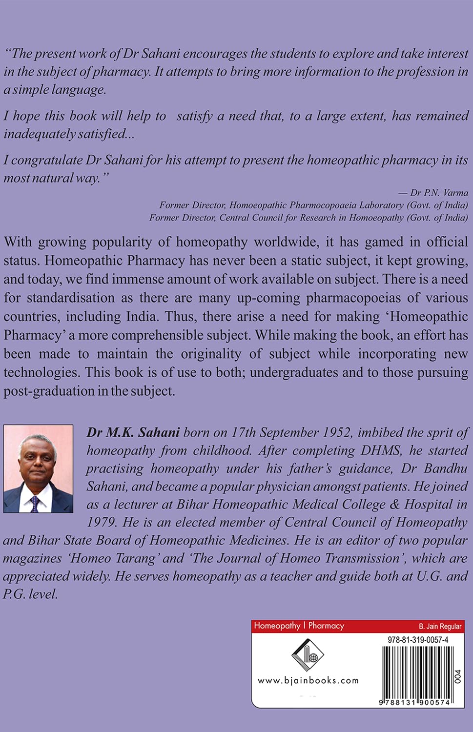 Principles & Practice of Homoeopathic Pharmacy for Students - Includes Practical Experiments, Question with Answer, Self Assessment Questions - Retail Maharaj