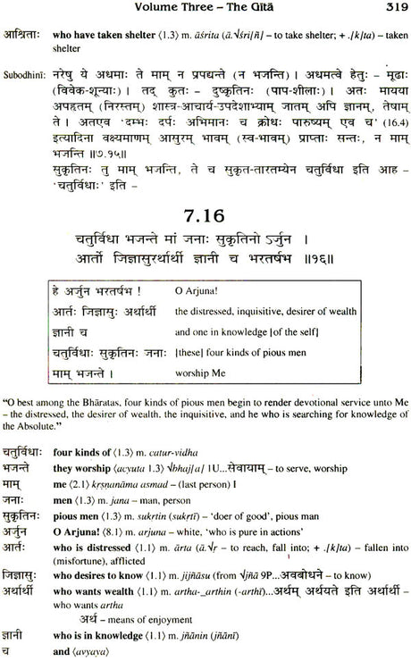 Sanskrit Bhagavad Gita Grammar (Set of 3 Volumes) - Retail Maharaj