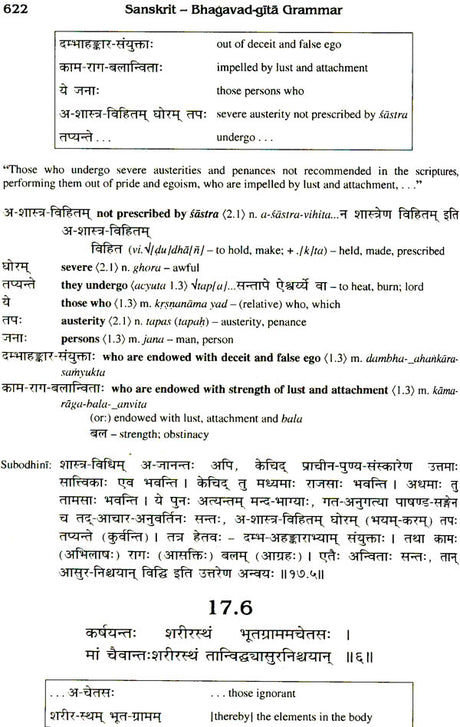 Sanskrit Bhagavad Gita Grammar (Set of 3 Volumes) - Retail Maharaj