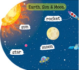Space - Picture Word Board Book - Retail Maharaj