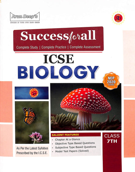 Success For All ICSE Biology Class 7th (NEP 2020) - Retail Maharaj