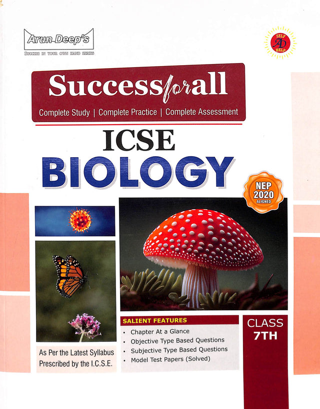 Success For All ICSE Biology Class 7th (NEP 2020) - Retail Maharaj