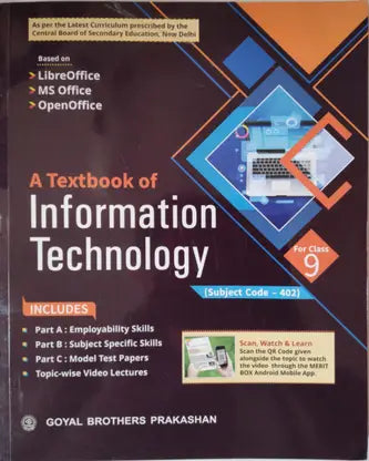 Text Book Of Information Technology For Class 9 - Retail Maharaj