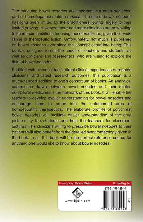 Update on Bowel Nosodes with Comparisons - Retail Maharaj