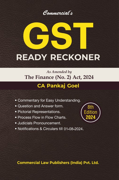 GST READY RECKONER AS AMENDED BY THE FINANCE (NO.2) ACT, 2024