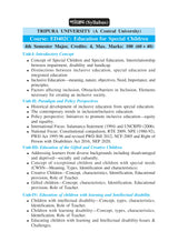 Bisesh Sishuder Jonyo Siksha (Education for Special Children) Semester - IV [Tripura University] (Bengali Version) - Retail Maharaj