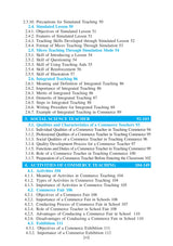 Pedagogy Of Commerce (English Version) BE.d Course VII(B) Semester-3 - Retail Maharaj