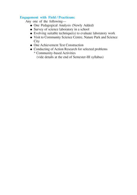 Pedagogy Of Life Science (English Version) Course- VII(B) 3rd Semester - Retail Maharaj