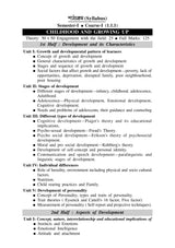 CC-01_Balyakal O Briddhi-Bed 1st Sem - Retail Maharaj