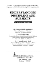 CC-05_Understanding Discipline and Subjects - Retail Maharaj