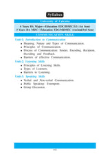 SEC/1/1 Communication Skill_CU_1st Sem_4yrs Major and 3yrs_MDC - Retail Maharaj
