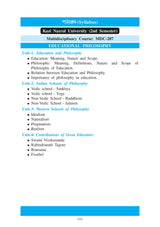 Sikshadarshan (Educational Philosophy)_KNU_2nd Sem_MDC207 - Retail Maharaj