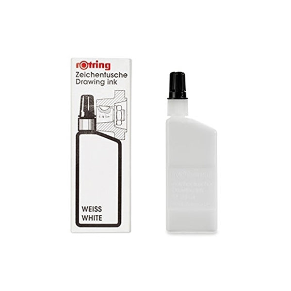 Rotring Ink White 23ml - Retail Maharaj