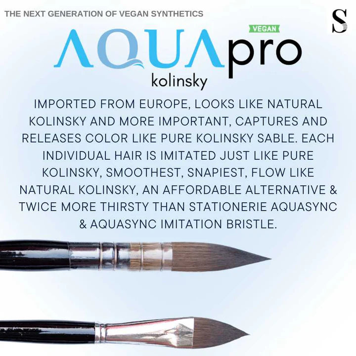 Retail Maharaj Round Brush Set of 7 Kolinsky Synthetic - Retail Maharaj