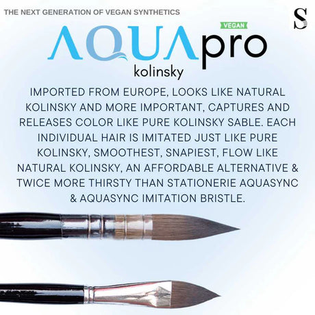 Retail Maharaj Round Brush Set of 7 Kolinsky Synthetic - Retail Maharaj