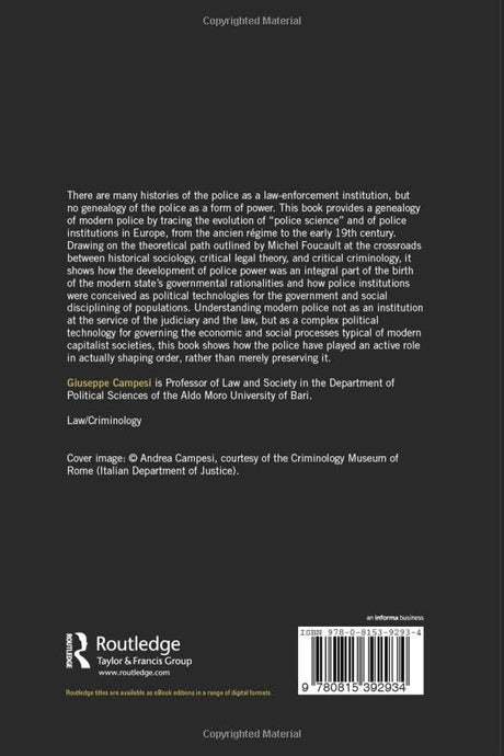 A Genealogy of Public Security: The Theory and History of Modern Police Powers - Retail Maharaj