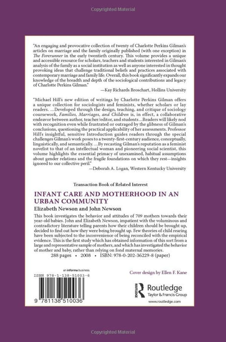 Families, Marriages, and Children: Charlotte Perkins Gilman - Retail Maharaj