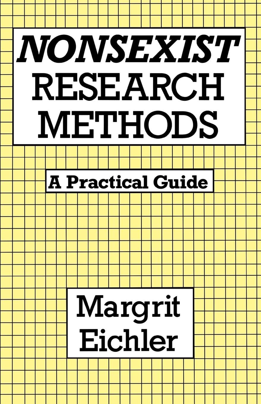 Nonsexist Research Methods: A Practical Guide - Retail Maharaj