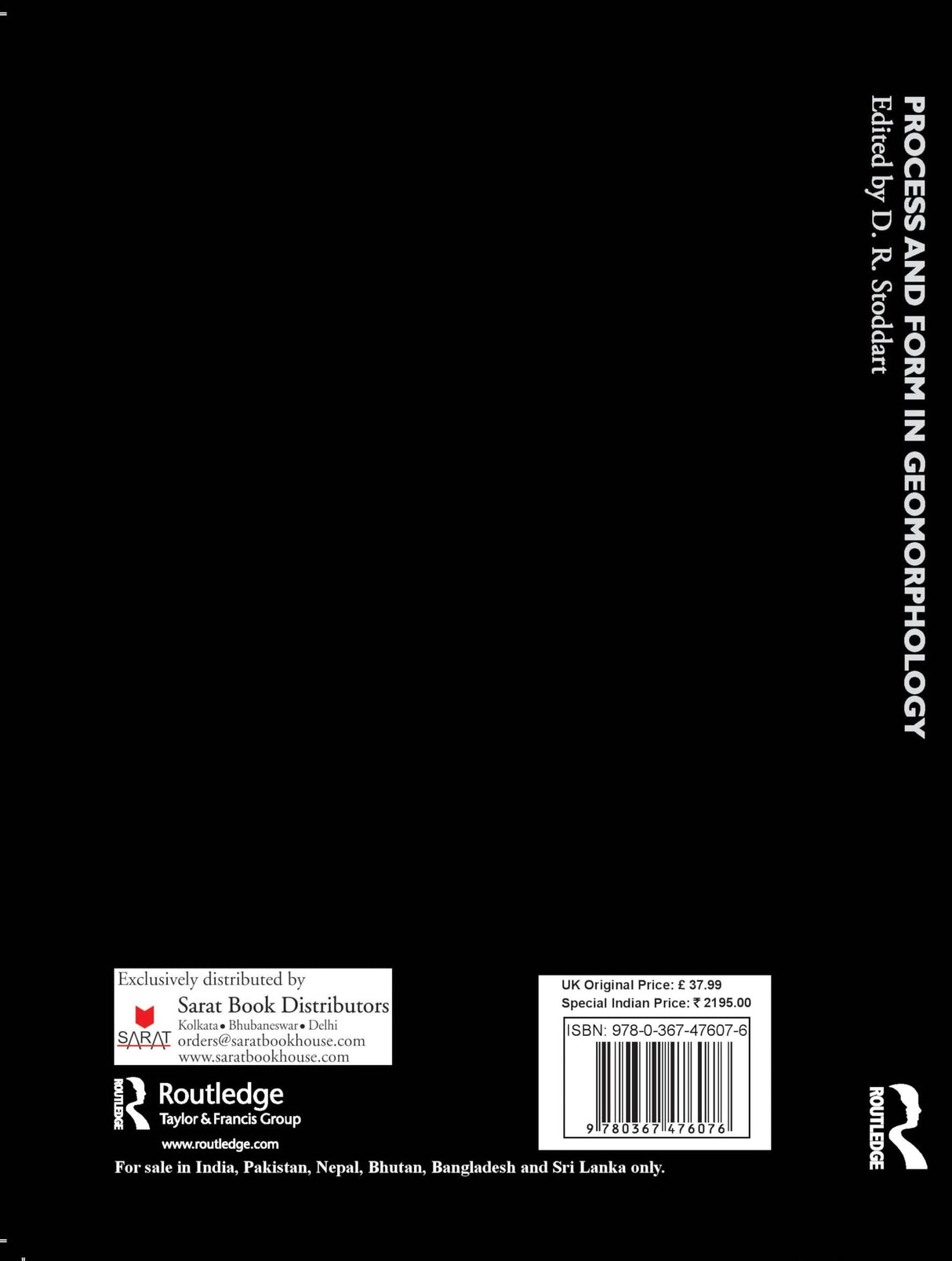 Process and Form in Geomorphology - Retail Maharaj