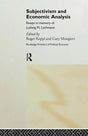 Subjectivism and Economic Analysis (Routledge Frontiers of Political Economy) - Retail Maharaj