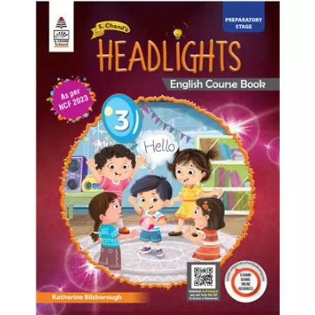 Headlights Class 3 English Course Book - Retail Maharaj
