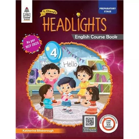 Headlights Class 4 English Course Book - Retail Maharaj