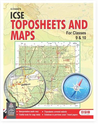 ICSE Toposheets And Maps Class 9 & 10 - Retail Maharaj